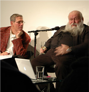 Artist Hermann Nitsch speaks with Curator Simon Zalkind at the Museum of Contemporary Art Denver February 24, 2011